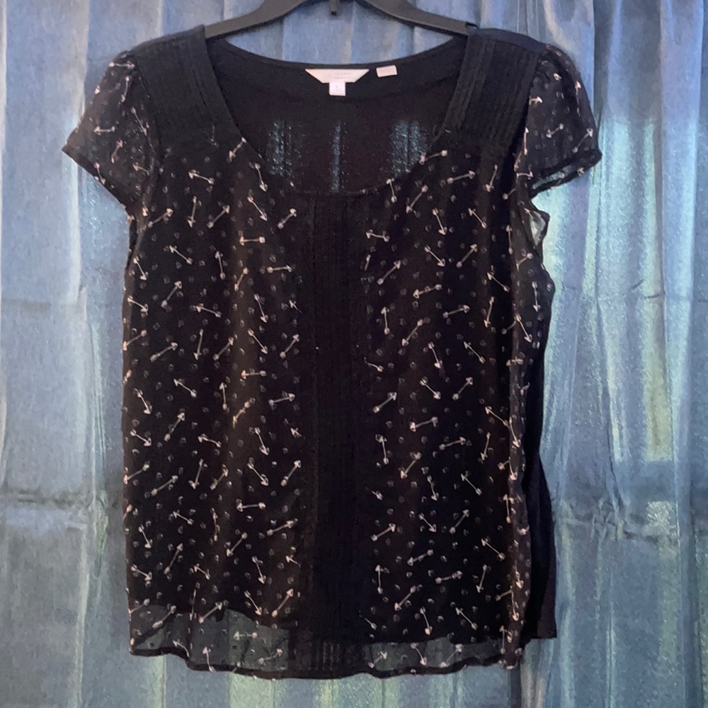 Lauren Conrad black blouse